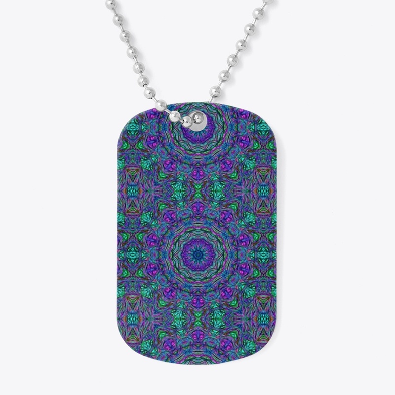 Blue Green Purple Kaleidoscope