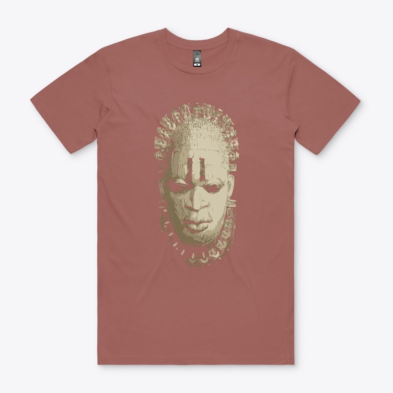 Benin Bronze Mask Of Queen Idia (Brown)