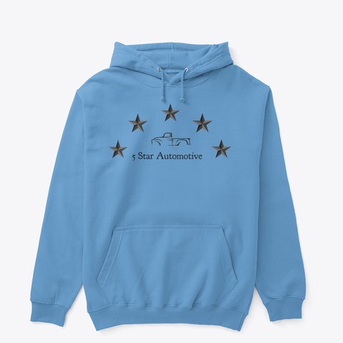 5 Star Trucks Original Carolina Blue T-Shirt Front