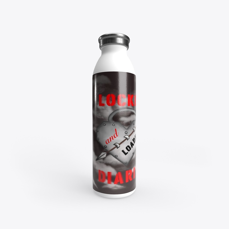 Locked and Loaded Diaries Water Bottle