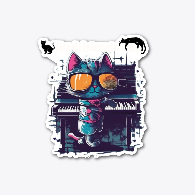 Cat Playing Classical Piano 
