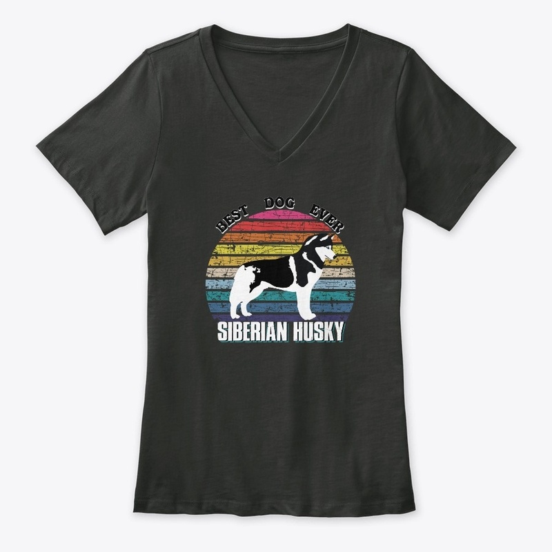 Mens Best Dog Ever Siberian Husky Father