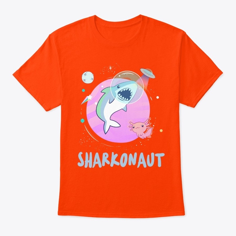 Shark Astronaut Space UFO Axolotl Planet