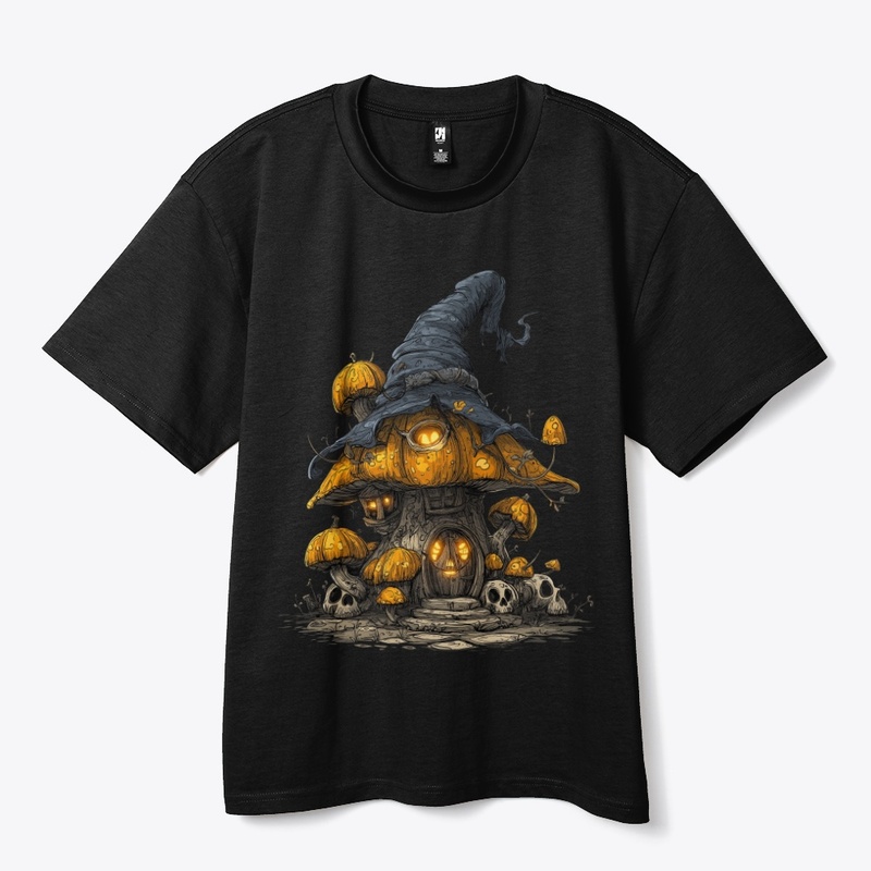 Cute Spooky Mushroom House