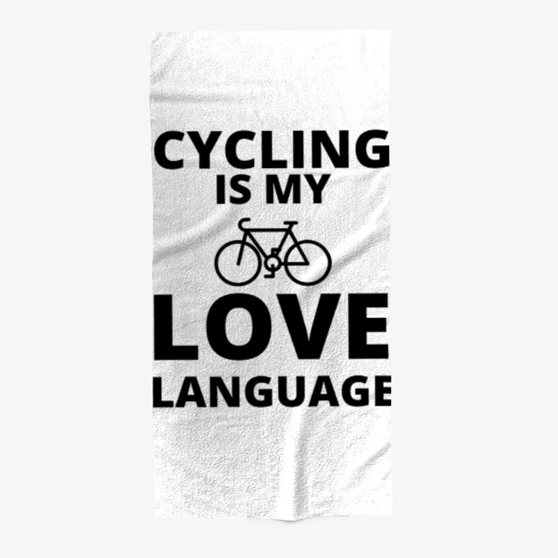 Cycling is my love language funny bicycl