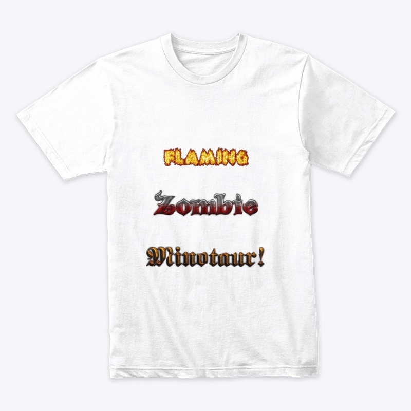Flaming Zombie Minotaur!