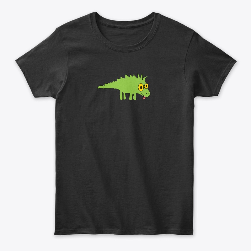Derposaurus. Weird cute dinosaur design.