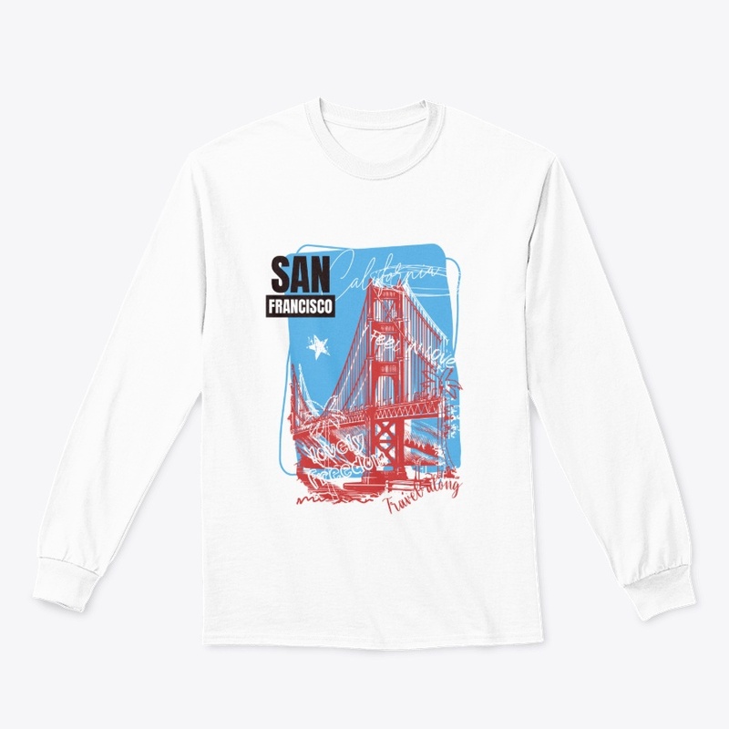 Stylish San Francisco Graphic Streetwear