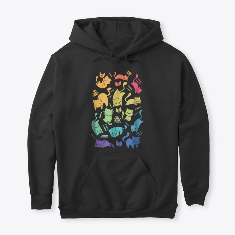 Shirt.Woot Cats &amp; Books T Shirt