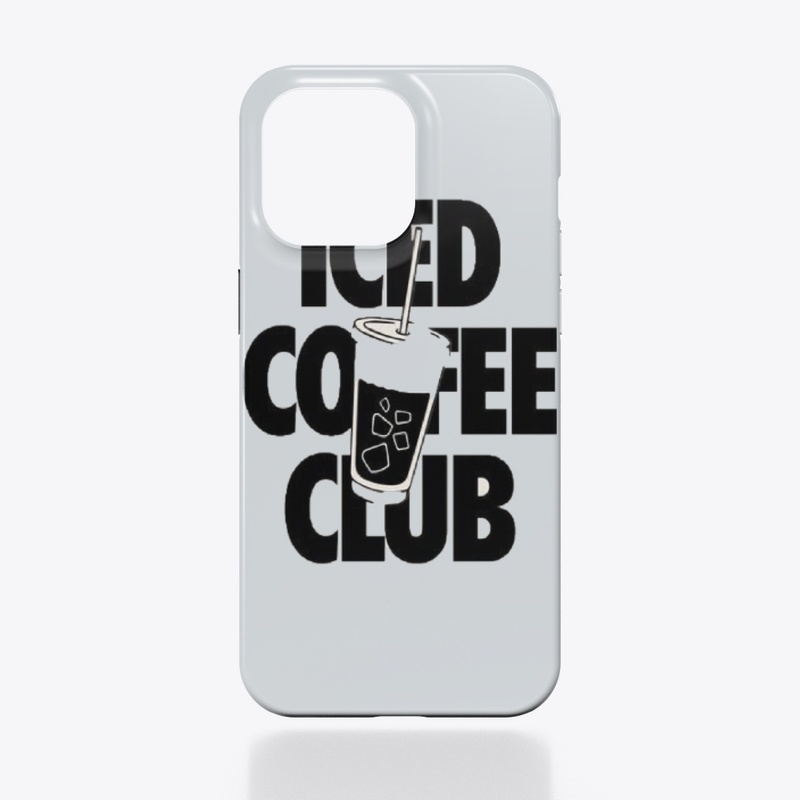 Ice coffee club design
