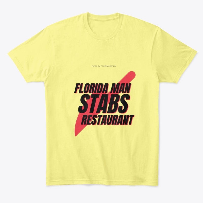 FloridaMan Stabs Restaurant-AI Generated