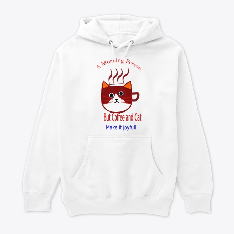  Cat Coffee Lover T-Shirt Morning Person