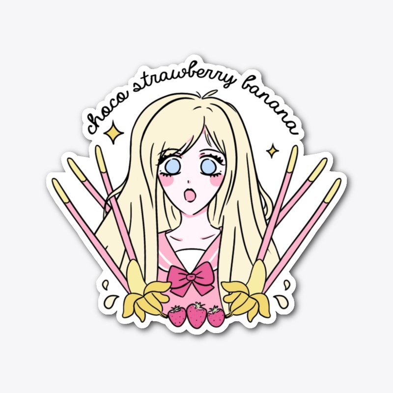 Strawberry Banana Sticker