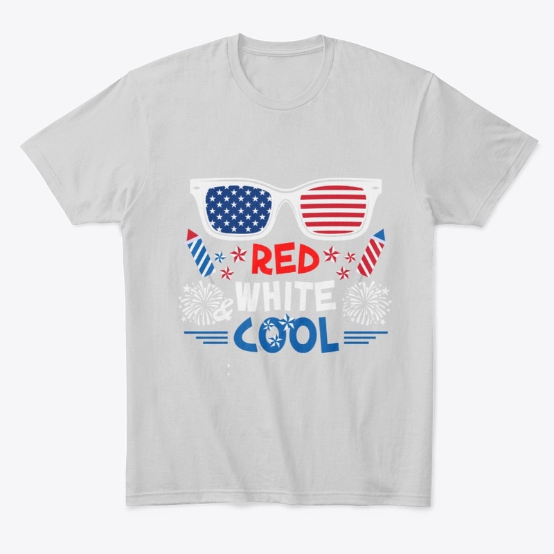 red white bleu cool skirt