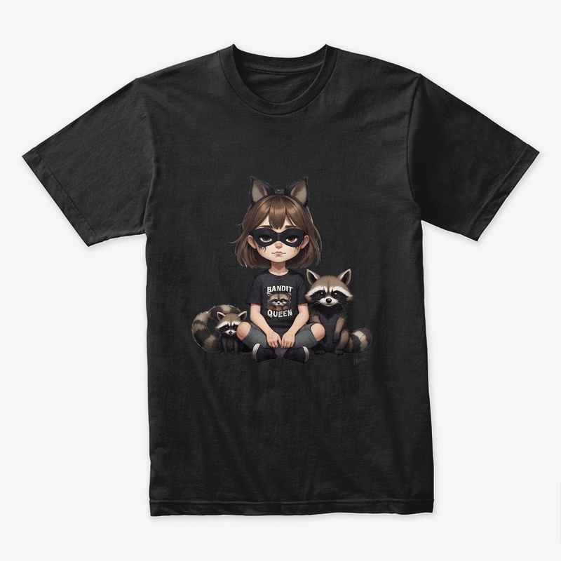 Bandit Queen Raccoon Girl With Cute