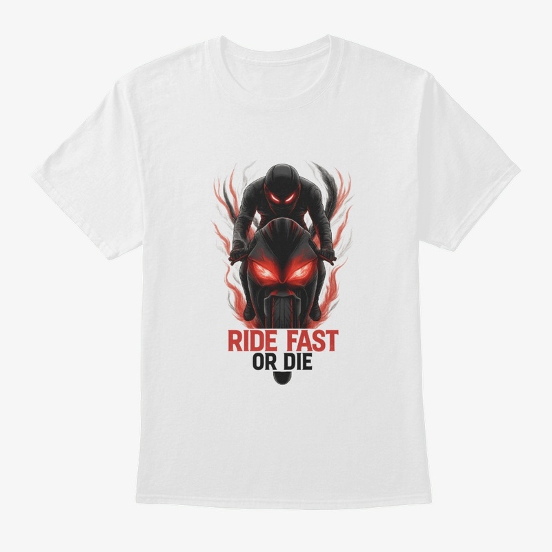 Dark Rider – Ride Fast or Die T-Shirt