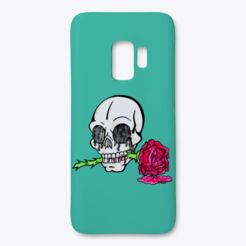 Samsung Case "Bones Blood and Roses"
