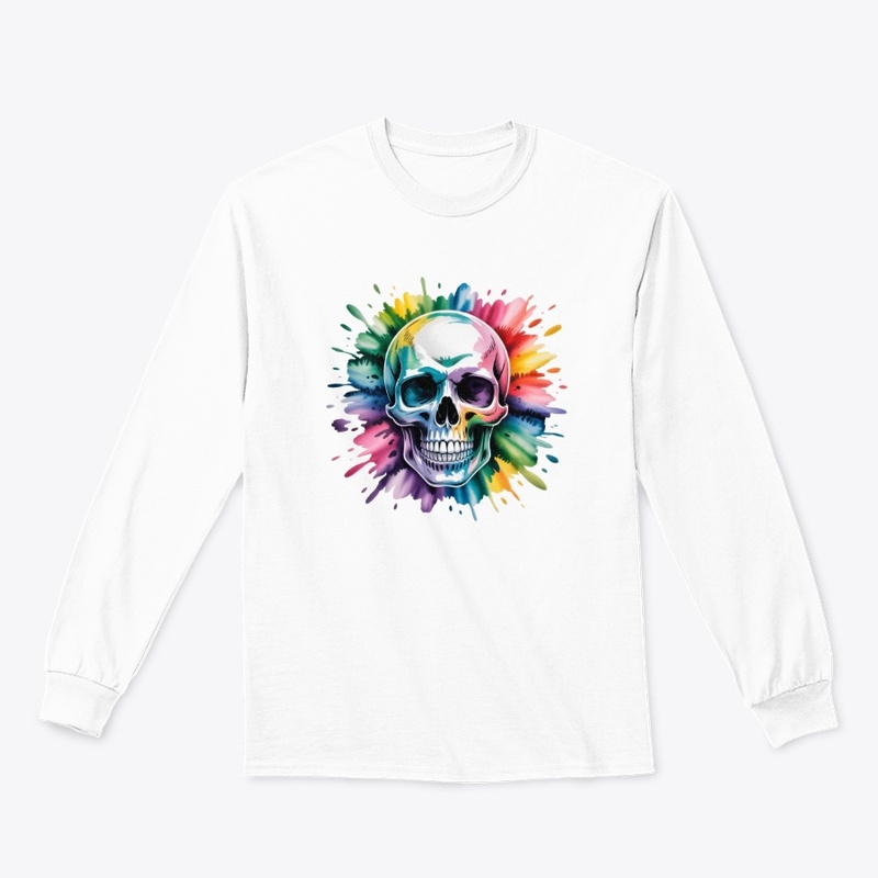 Skull and splashes