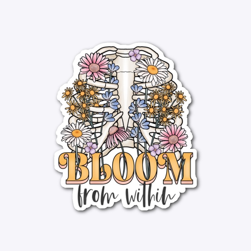 Bloom from within rib cage