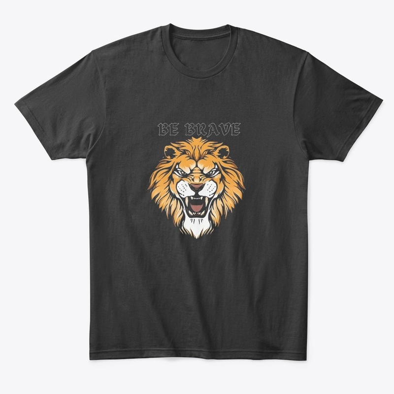 Brave lion design 