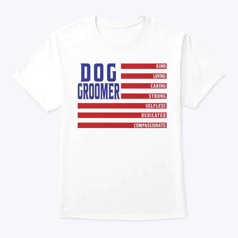 Dog Groomer Flag Hoodie 