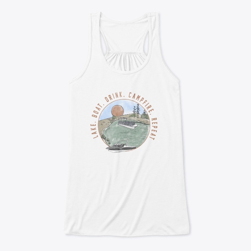 Lake. Boat. Drink. Campfire. Repeat