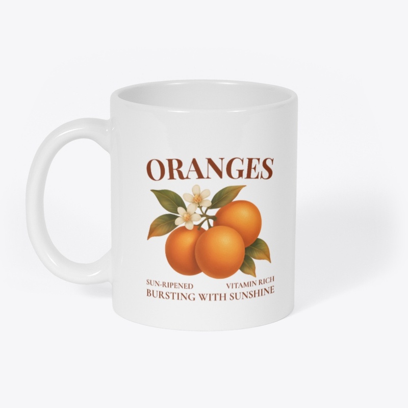 Vintage Orange | Botanical Citrus Art