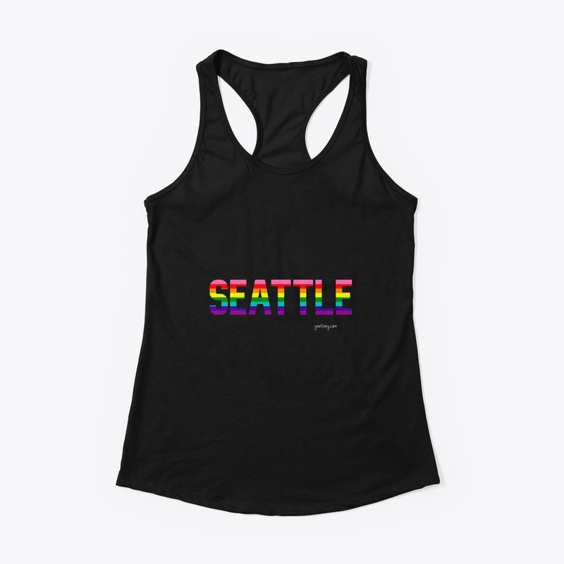 Seattle Pride Rainbow Flag Apparel