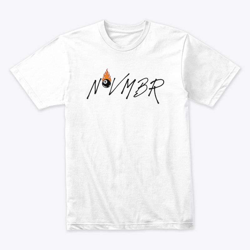 Novmbr 8 Ball (Black Lettering)