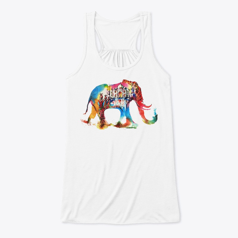 India Elephant Vintage Travel Love