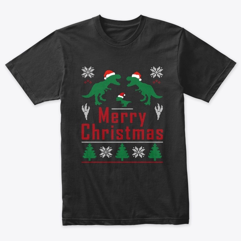 Christmas Dinosaur Rex Pajamas Men Boys 
