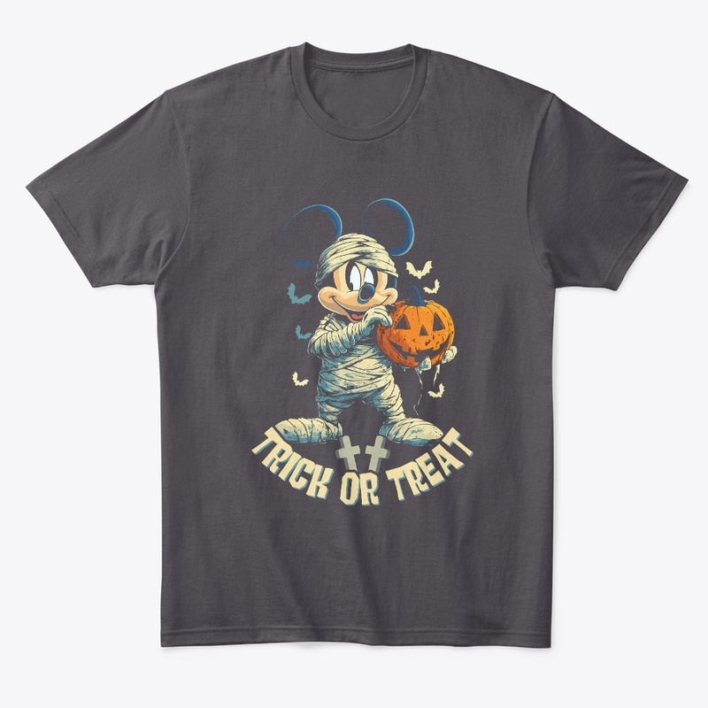 Trick or Treat Mummy Mouse Halloween tee
