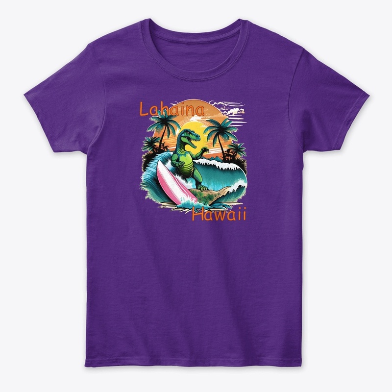 Surfing Dino Lahaina