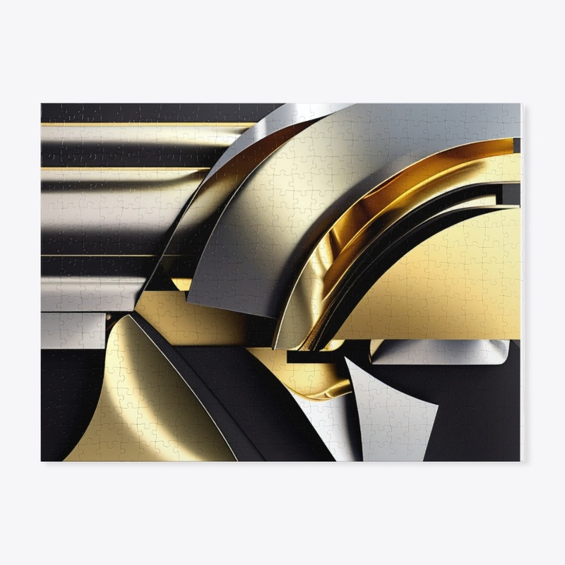 Abstract Minimalist Metal 