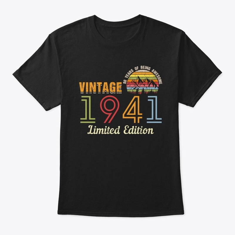 80 Year Old Vintage 1941 Limited Edition