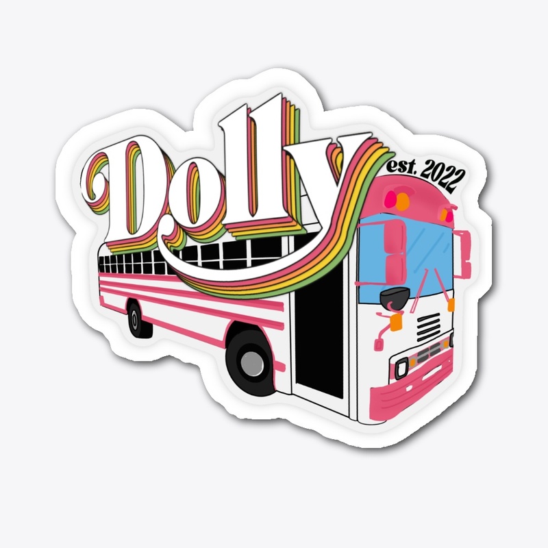 Dolly Skoolie Sticker