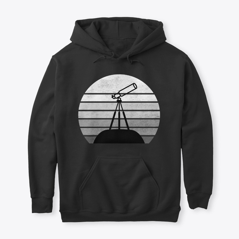 Astronomer Telescope Vintage Sunset