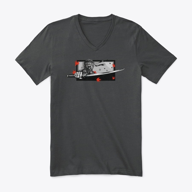 Armored Samurai Mask  and Katana, Honor