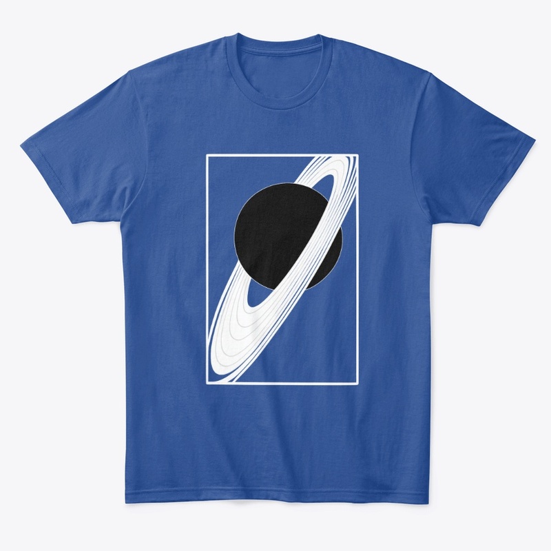 Saturn and Rings T-Shirt Design