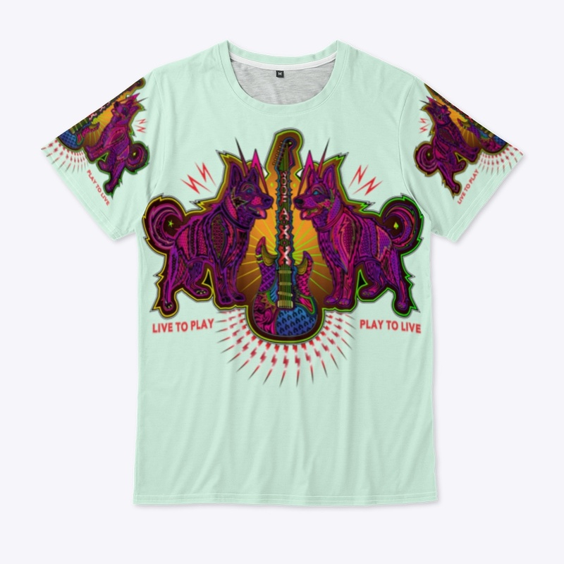 WooFAXX Live To Play All-Over-Print