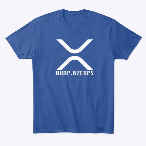 Xrp Zerps  Deep Royal T-Shirt Front