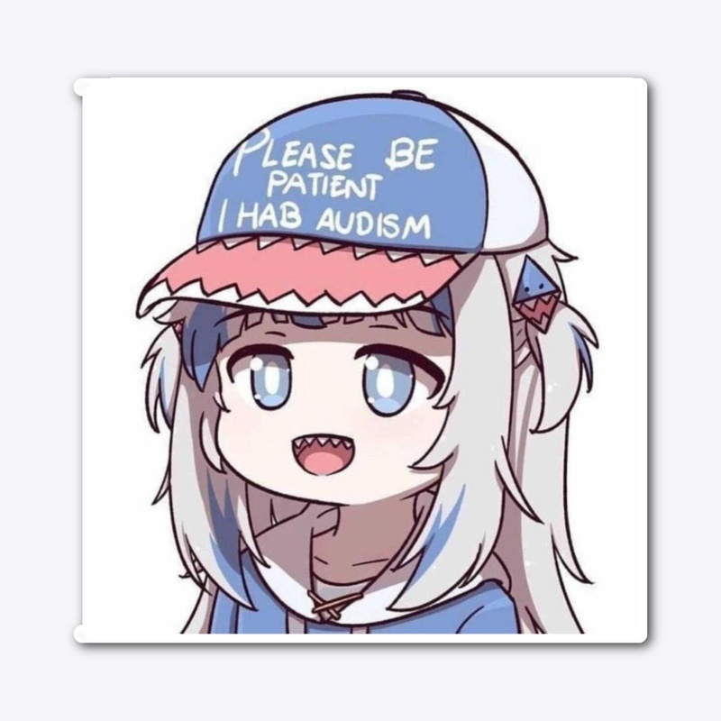 4" I hab audism Sticker