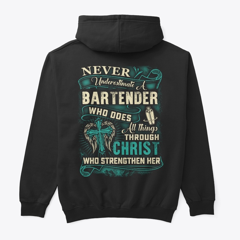 Christ's Favorite Bartender Hoodie