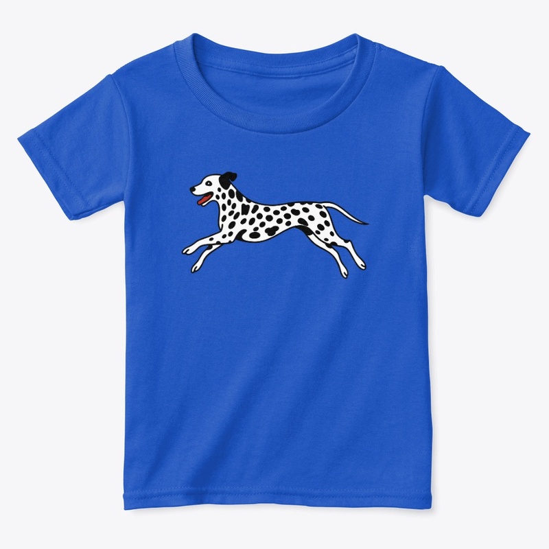 Running Dalmatian Dog 
