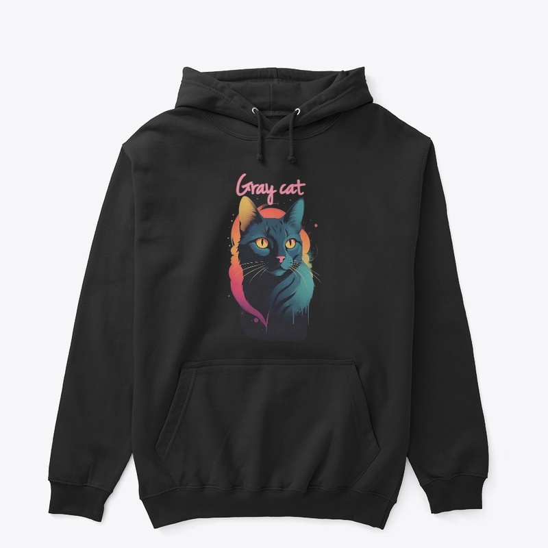 gray cat 