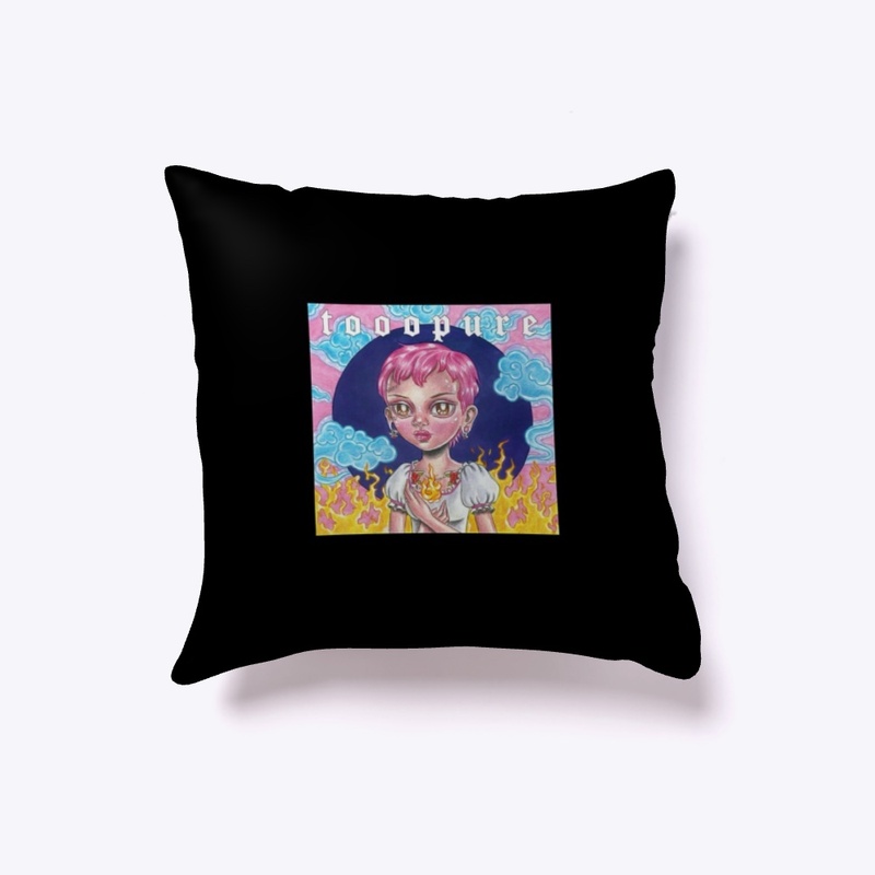 burn in hell pillow