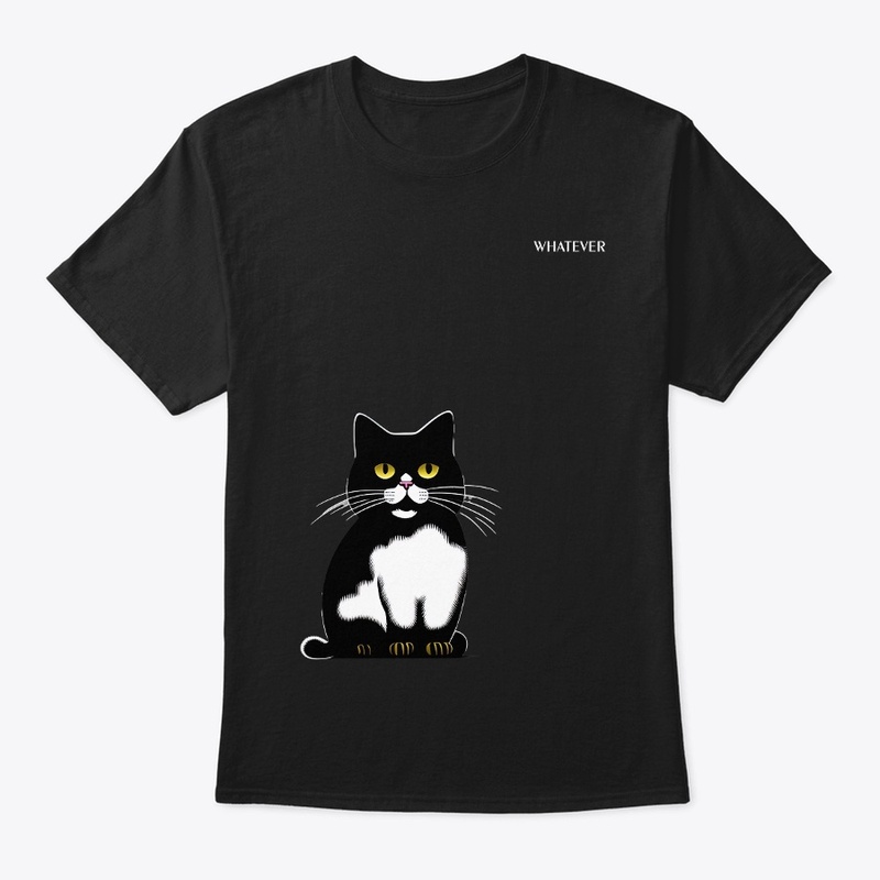 WHATEVER WITH CAT TEES