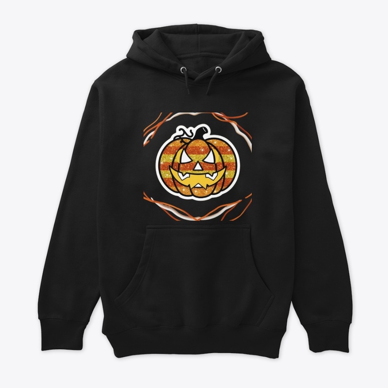 Halloween glitter pumpkin