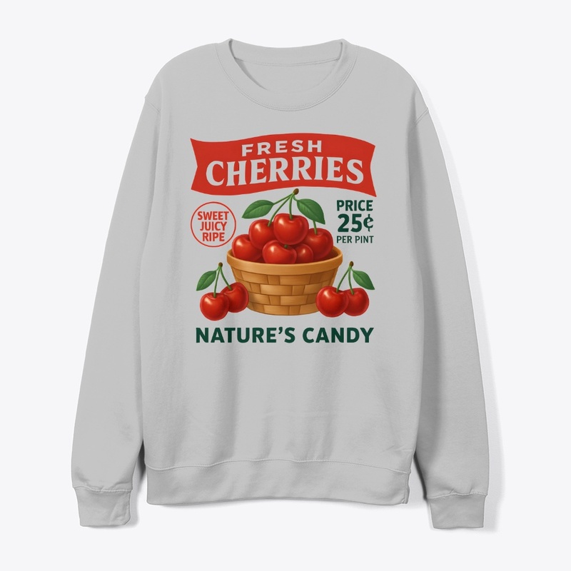 Nature's Candy | Vintage Cherries Art