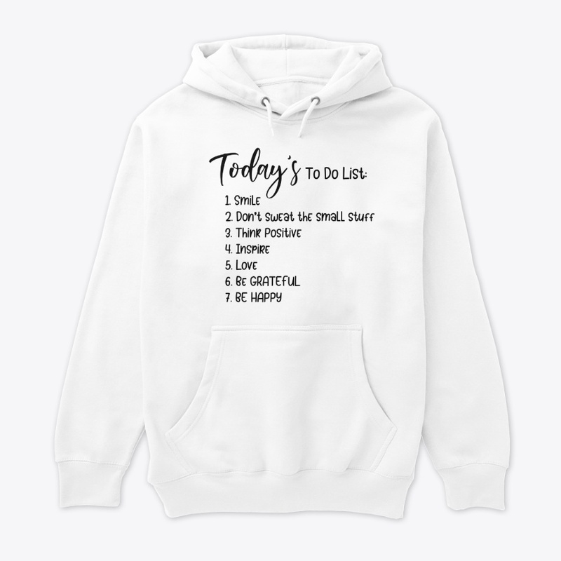 Today's to do list...